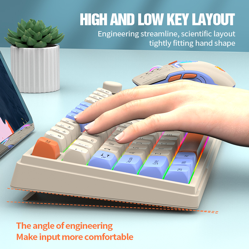 Dual-Mode 2.4G Bluetooth Wirel - đánh giá và giá Gaming Keyboard And Mouse Set