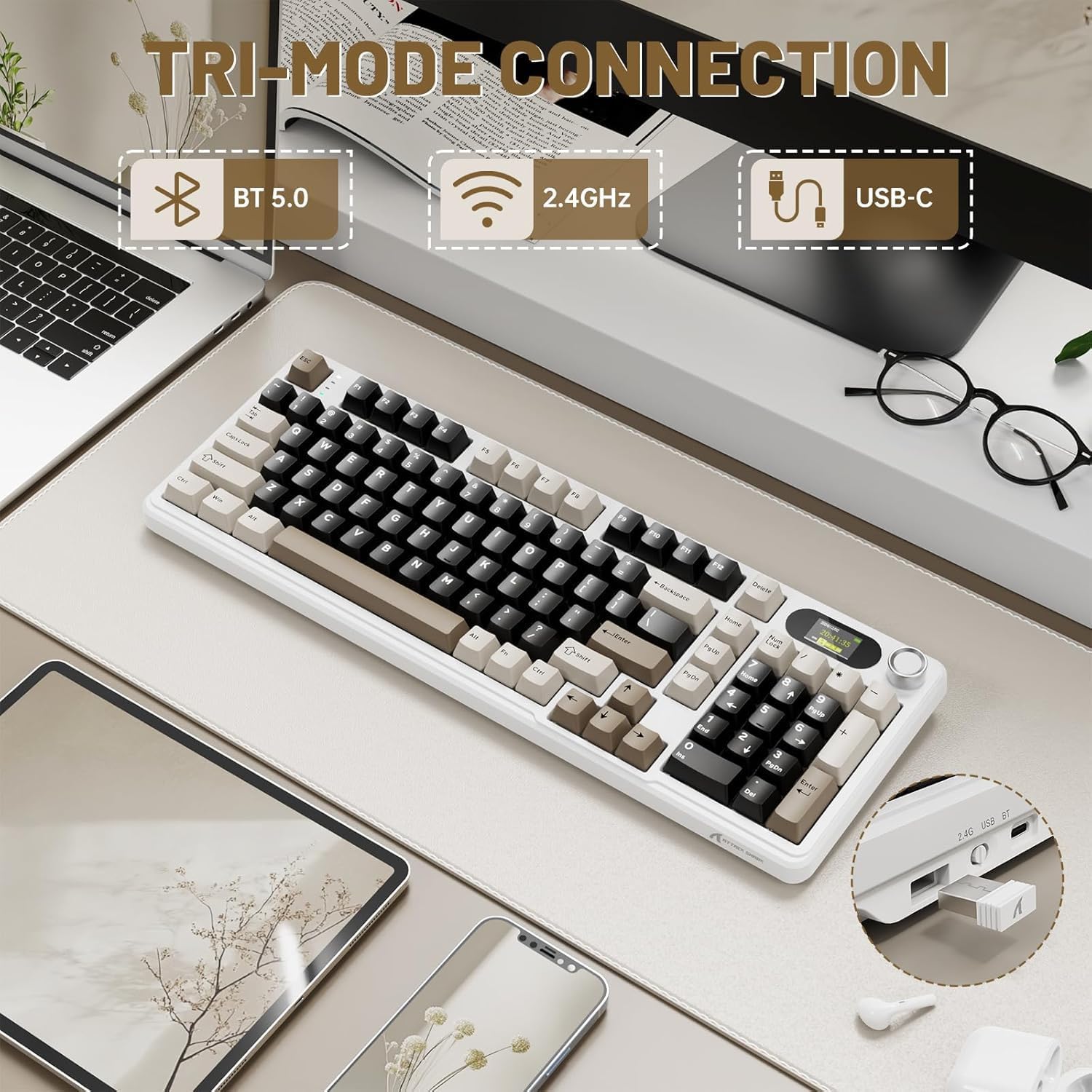ATTACK SHARK X98Pro Wireless M - đánh giá và giá Keyboard Gaming Mac