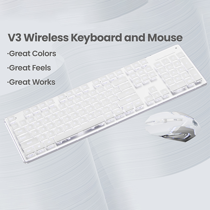 EWEADN V3 wireless Silent Offi - đánh giá và giá Gaming Keyboard And Mouse Combo Wireless