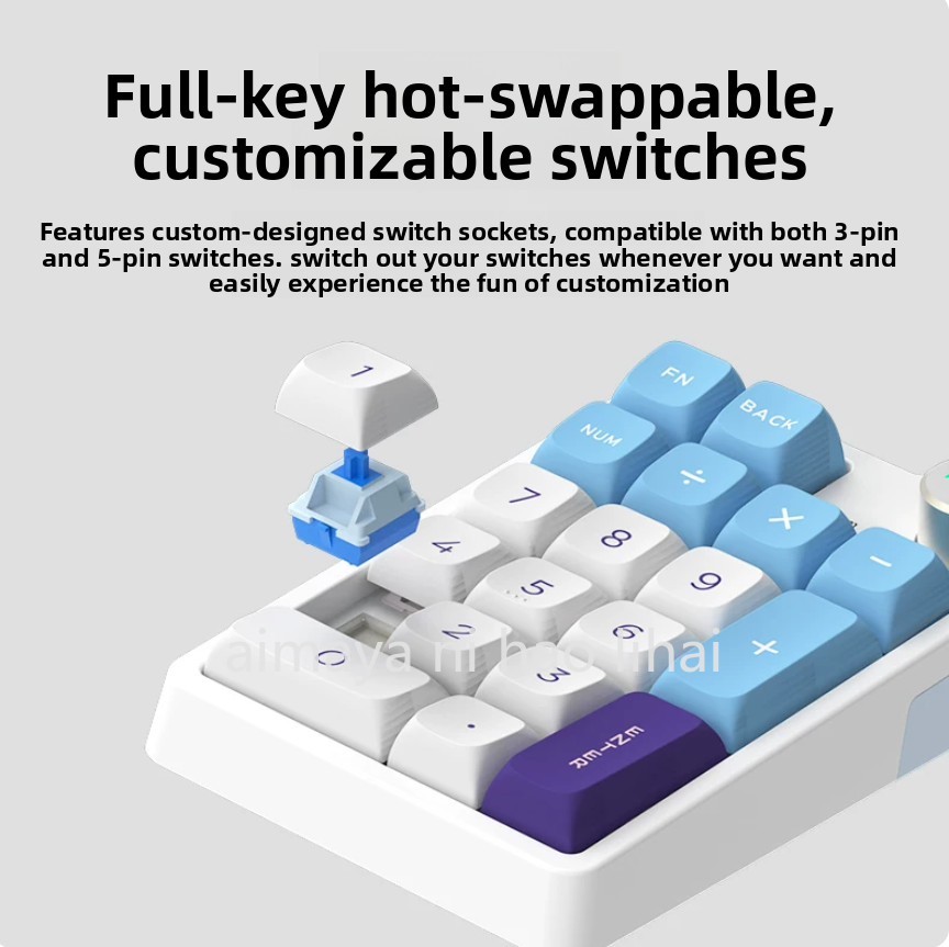 Kzzi K20 Mini Keypad Three Mod - đánh giá và giá Gaming Keyboard Mechanical Wireless