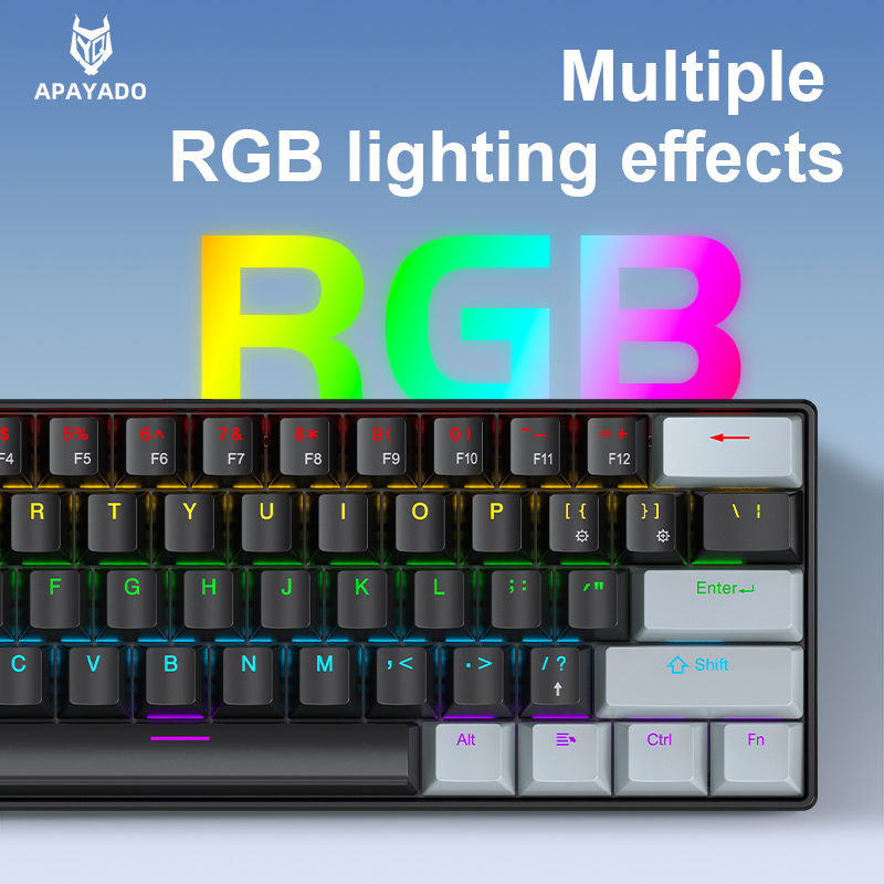 APAYADO K61 Mini Mechanical Ke - đánh giá và giá Gaming Keyboard And Mouse Set