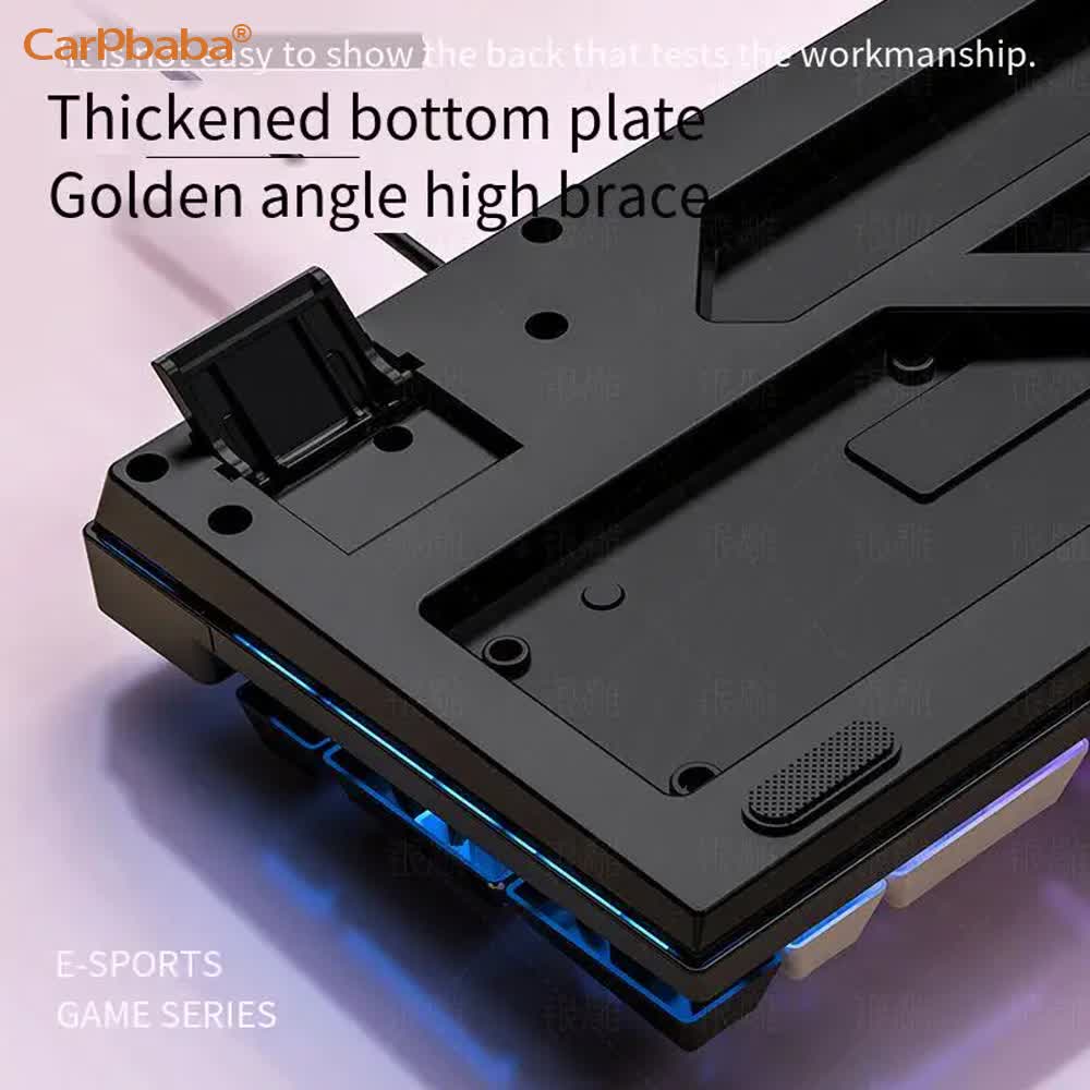 Carpbaba K500 104 Key USB Wire - đánh giá và giá Gaming Keyboard And Mouse Set
