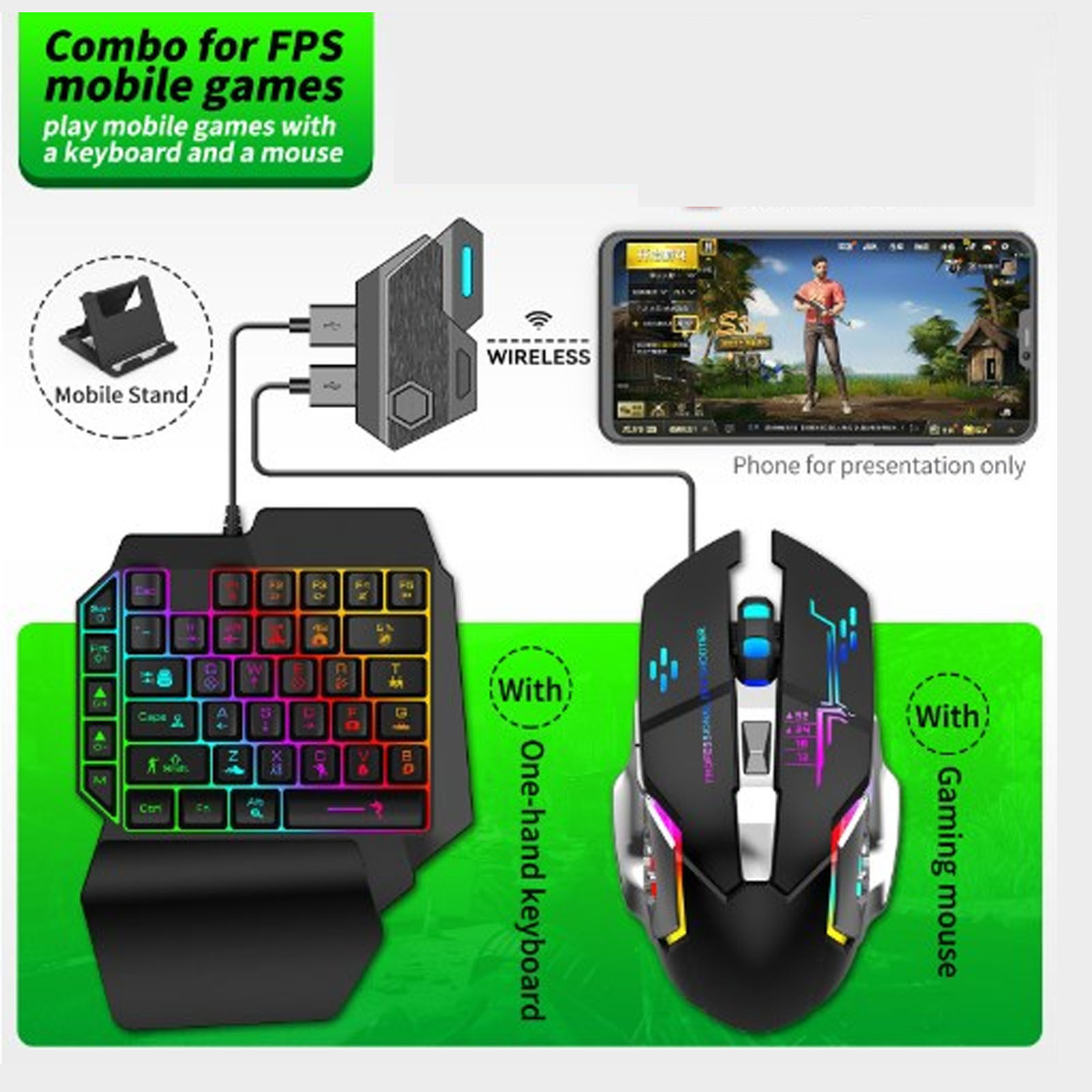 Keyboard Mouse Converter Set R - đánh giá và giá Gaming Keyboard And Mouse Set