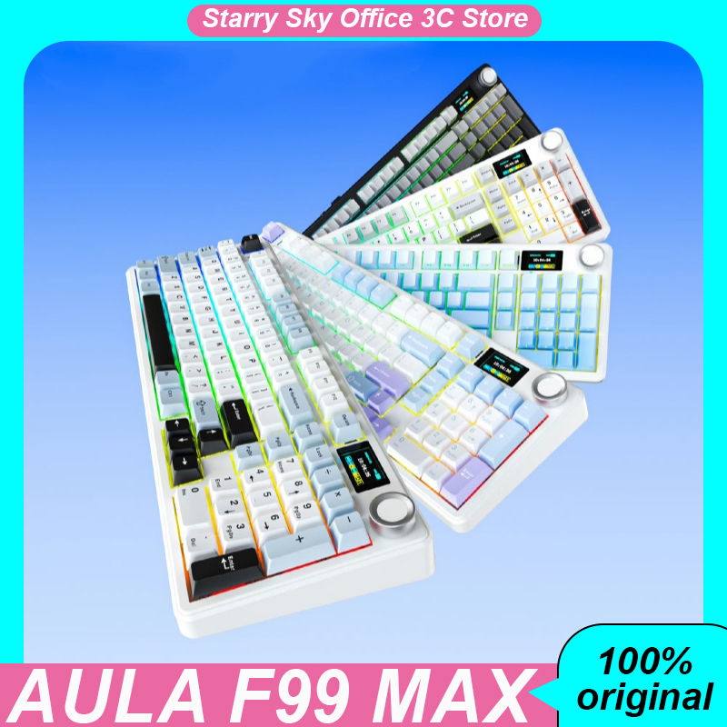 New AULA F99 Max Gasket Mechan - đánh giá và giá Gaming Keyboard Mechanical Wireless