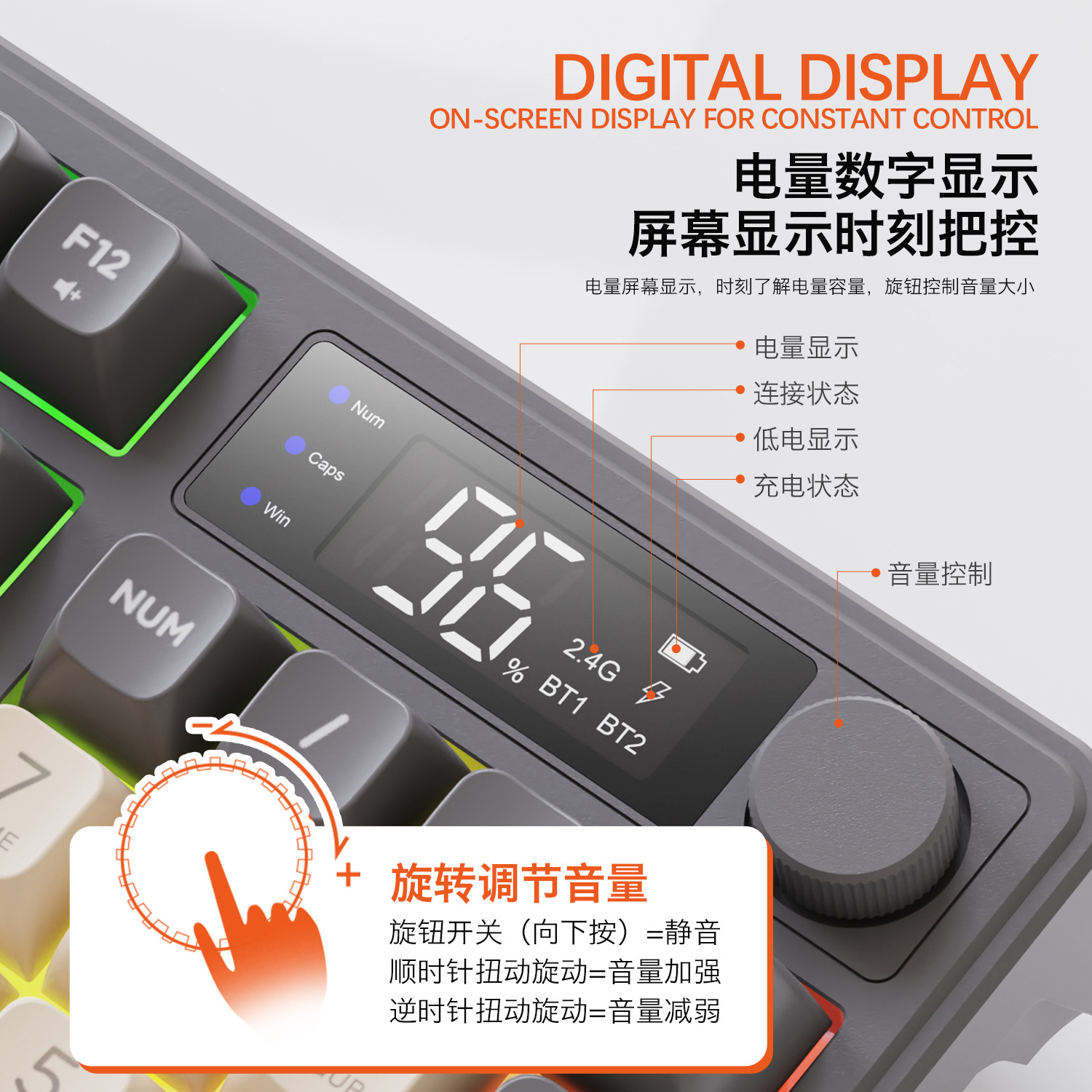 Hot Free Wolf T96 Wireless Dua - đánh giá và giá Gaming Keyboard Mechanical Wireless