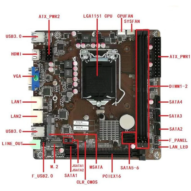 B365 Mini-ITX Motherboard LGA  - đánh giá và giá Intel Cpu Core I5