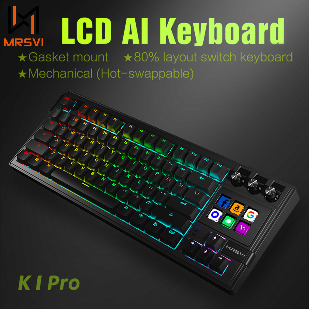 MRSVI K1 PRO Visual LCD AI Key - đánh giá và giá Keyboard Gaming Mac