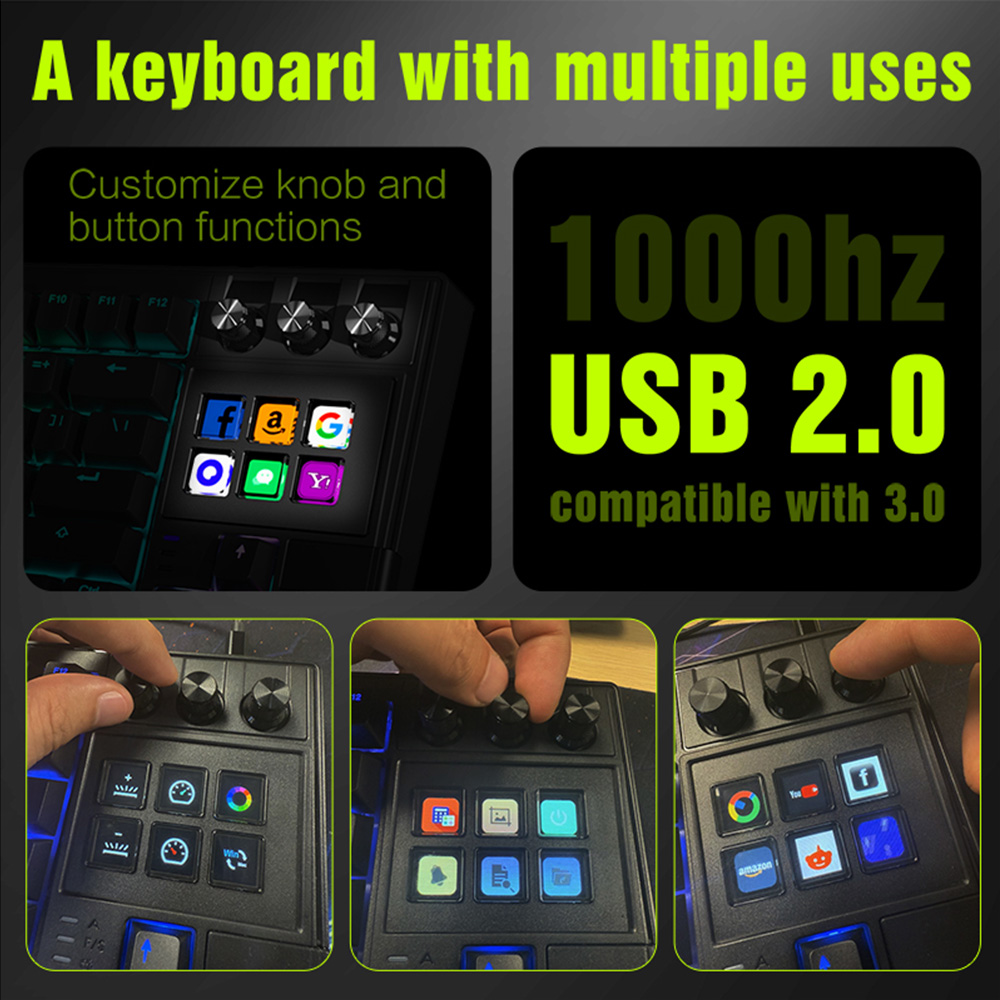MRSVI K1 PRO Visual LCD AI Key - đánh giá và giá Keyboard Gaming Mac
