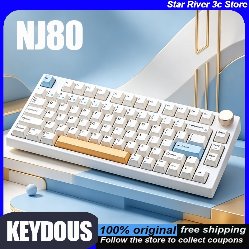 KEYDOUS NJ80 Mechanical Keyboa - đánh giá và giá Keyboard Gaming Mac