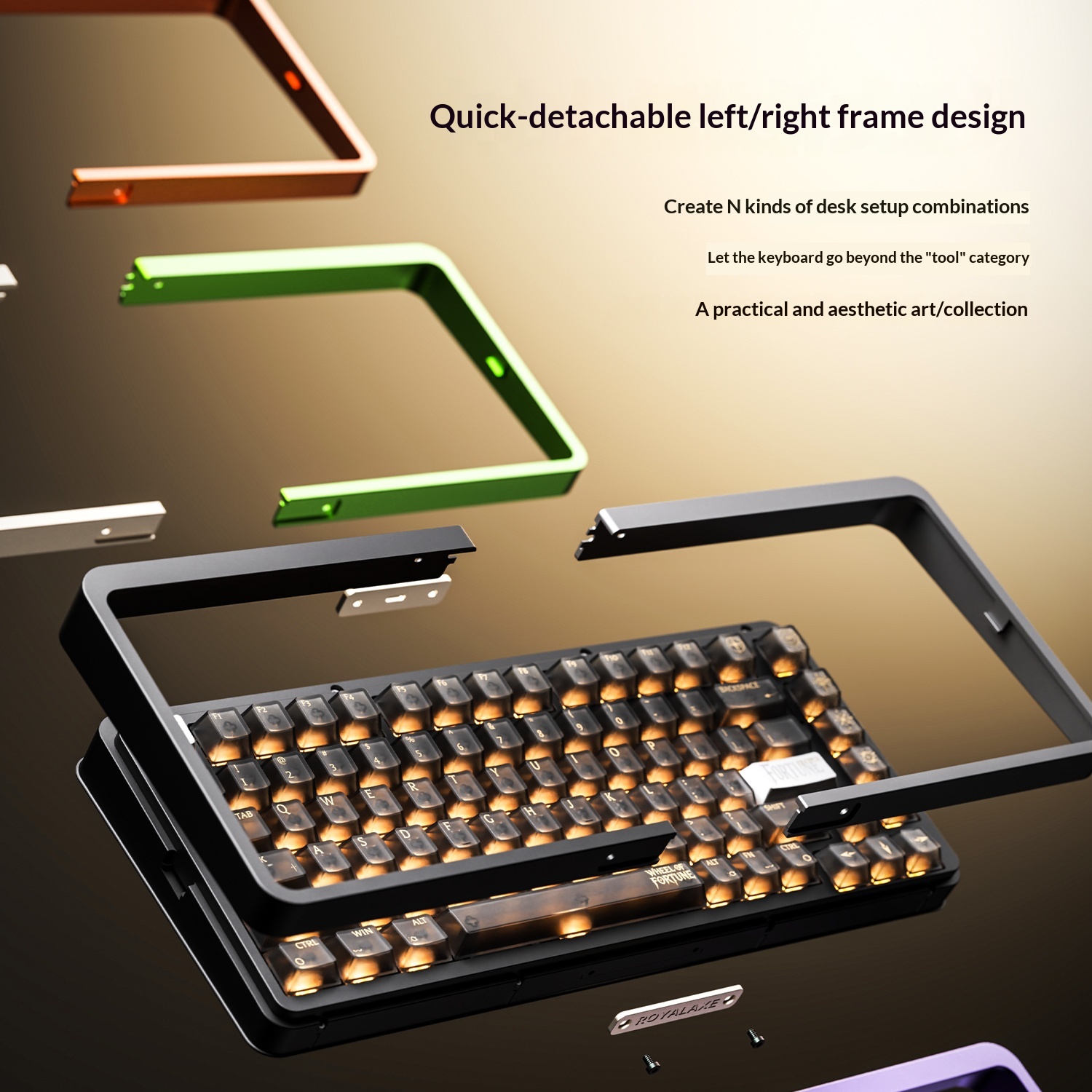 Royalaxe E75 HE Aluminum Shell - đánh giá và giá Gaming Keyboard Hall Effect Switches